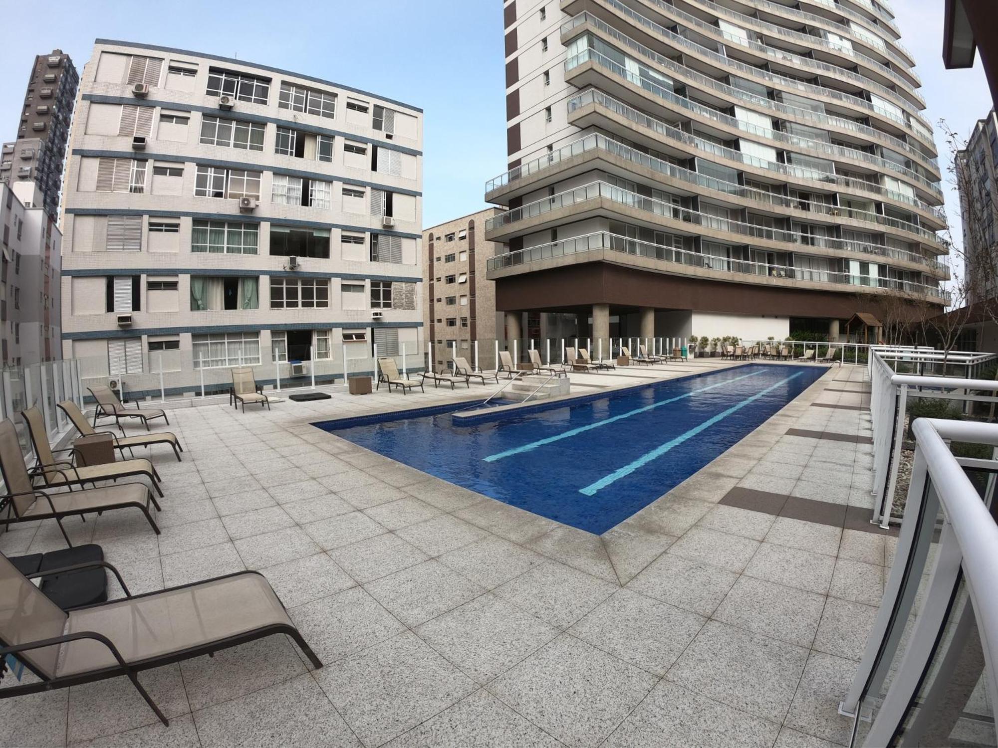 Book Santos - Unlimited 3202 - 2 Quartos Alto Padrao Vista Mar Zewnętrze zdjęcie