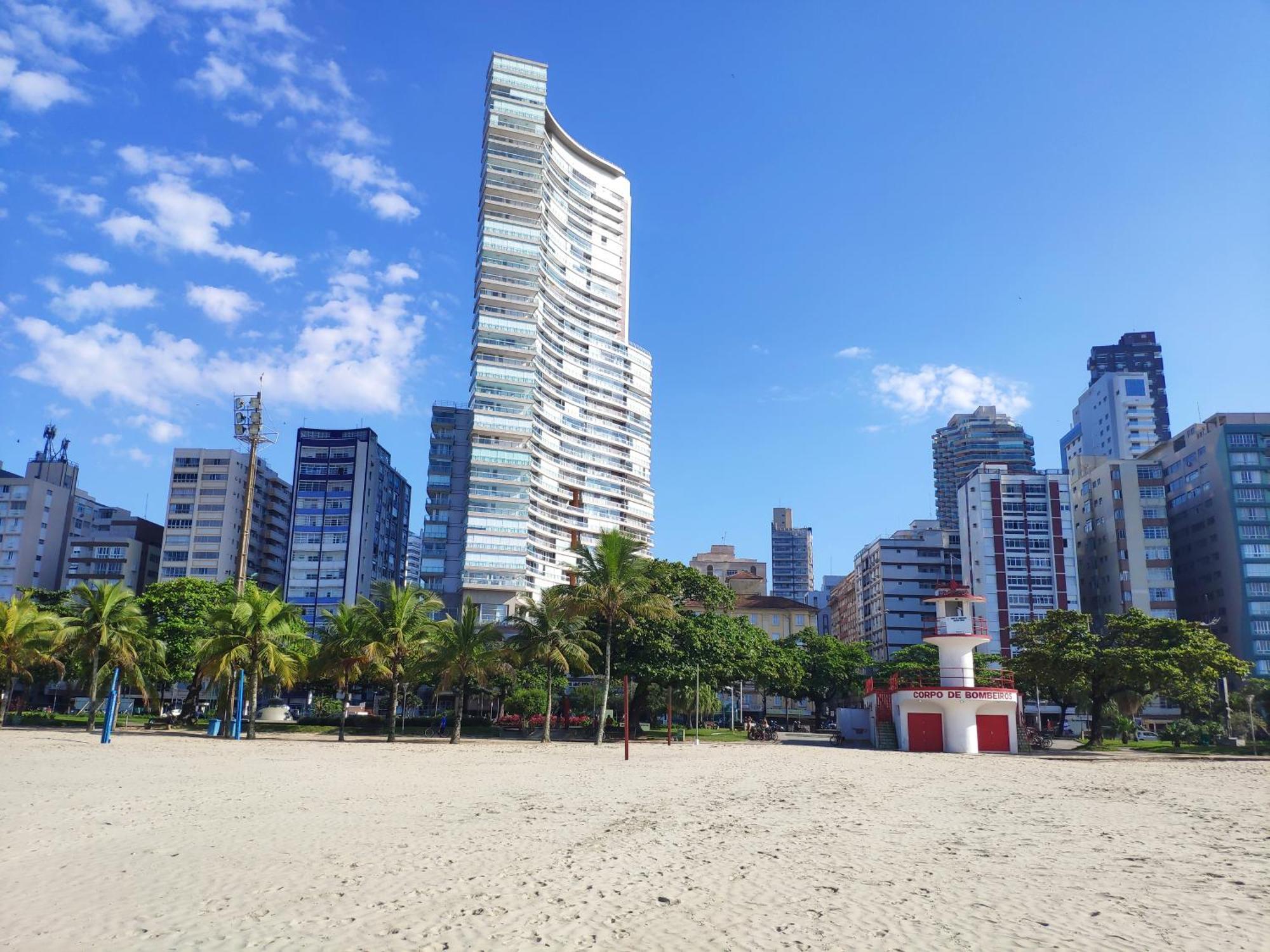 Book Santos - Unlimited 3202 - 2 Quartos Alto Padrao Vista Mar Zewnętrze zdjęcie